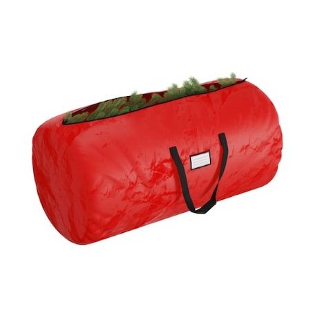 Hastings Home Christmas Tree Storage Bag up to 12 Foot Artificial Trees, Protects Decorations from Damage (Red 323167TLU